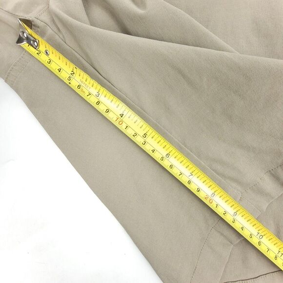 COLUMBIA Jasper Butte 10" Nylon UPF Cargo Shorts Gray Men 36 Gorpcore Khaki - Picture 4 of 9